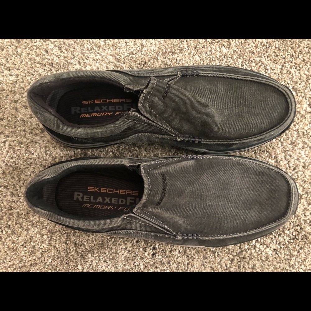 Sketchers memory foam slip ons